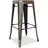 Buy Bar Stool – Industrial Style – Steel – 76 cm – Metalix Metallic bronze 60148 - prices