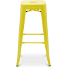 Buy Bar Stool - Industrial Design - 76cm - Metalix Yellow 60148 - in the UK