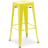 Buy Bar Stool - Industrial Design - 76cm - Metalix Yellow 60148 - prices