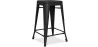 Buy Bistrot Metalix Stool  Matte Metal - 60cm - New edition Black 60324 at MyFaktory