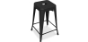Buy Bistrot Metalix Stool  Matte Metal - 60cm - New edition Black 60324 home delivery
