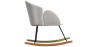 Buy Rocking armchair upholstered in white boucle - Frida  White 60334 - prices