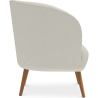 Buy White Boucle armchair - upholstered - Perkin  White 60335 home delivery