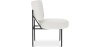 Buy White boucle upholstered dining chair - Hebay White 60337 - in the UK