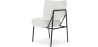 Buy White boucle upholstered dining chair - Hebay White 60337 - prices