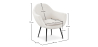 Buy Upholstered boucle accent chair in white - Uby White 60339 home delivery