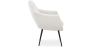 Buy Upholstered boucle accent chair in white - Uby White 60339 with a guarantee