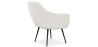 Buy Upholstered boucle accent chair in white - Uby White 60339 - in the UK