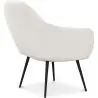 Buy Upholstered boucle accent chair in white - Uby White 60339 with a guarantee