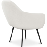 Buy Upholstered boucle accent chair in white - Uby White 60339 in the United Kingdom
