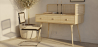 Buy Desk in Cannage Style, Mango and Oak - Maya Natural wood 60348 - prices