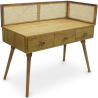 Buy Desk in Cannage Style, Mango and Oak - Maya Natural wood 60348 - prices