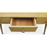 Buy Desk in Cannage Style, Mango and Oak - Maya Natural wood 60348 home delivery