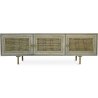 Buy Wooden Sideboard - Vintage TV Cabinet Design - Monay Natural wood 60351 - in the UK