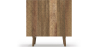 Buy Natural Wood Sideboard - Boho Bali Design - Gaws Black 60364 - in the UK