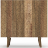 Buy Natural Wood Sideboard - Boho Bali Design - Gaws Black 60364 - in the UK