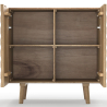 Buy Natural Wood Sideboard - Boho Bali Design - Gaws Black 60364 at MyFaktory