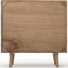 Buy Natural Wood Sideboard - Boho Bali Design - Gaws Black 60364 home delivery