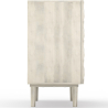 Buy Wooden Sideboard - Boho Bali Design - White -  Waya White 60373 in the United Kingdom