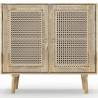 Buy Wooden Sideboard - Boho Bali Design - Orta Natural wood 60374 - in the UK