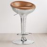 Buy Aviator Bar Stool - Premium Leather Black 26711 - prices
