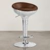 Buy Aviator Bar Stool - Premium Leather Brown 26711 at MyFaktory