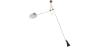 Buy Pendant lamp with 2 adjustable arms in modern style - Lemi Gold 60388 home delivery