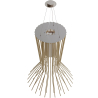 Buy Pendant lamp in gilded metal - Cosmo Gold 60394 home delivery