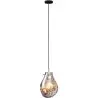 Buy Glass pendant lamp - Nerva Silver 60395 at MyFaktory