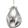 Buy Glass pendant lamp - Nerva Silver 60395 at MyFaktory
