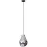 Buy Glass pendant lamp - Nerva Silver 60395 - in the UK