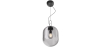 Buy Glass pendant light in modern design, metal and glass - Crada - small Smoke 60401 with a guarantee