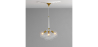 Buy Pendant lamp, globe chandelier in modern design, 9 glass globes - Plaus White 60405 in the United Kingdom
