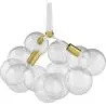 Buy Pendant lamp, globe chandelier in modern design, 9 glass globes - Plaus White 60405 with a guarantee