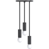 Buy Cluster pendant lamp in scandinavian style, metal - Treck Black 60235 - in the UK