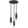 Buy Cluster pendant lamp in scandinavian style, metal - Treck Black 60235 in the United Kingdom
