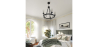 Buy Chandelier Ceiling Lamp Vintage Style in Metal - Frox Black 60406 in the United Kingdom