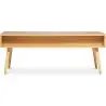 Buy Scandinavian style coffee table in wood - Reui Natural wood 60407 home delivery