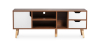 Buy Wooden TV Stand - Scandinavian Design - Lal Natural wood 60409 - in the UK