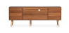 Buy Wooden TV Stand - Scandinavian Design - Lal Natural wood 60409 - in the UK