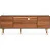 Buy Wooden TV Stand - Scandinavian Design - Lal Natural wood 60409 - in the UK