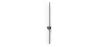 Buy Aluminum stick wall light in modern design, 100cm - Grobe Black 60422 at MyFaktory