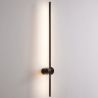 Buy Aluminum stick wall light in modern design, 100cm - Grobe Black 60422 - prices