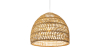 Buy Rattan Ceiling Lamp - Boho Bali Design Pendant Lamp - 60cm - Seam Natural wood 60440 in the United Kingdom