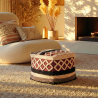 Buy Pouffe Boho Bali , Square in Cotton - Munbay Bali Multicolour 60244 - prices