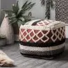 Buy Pouffe Boho Bali , Square in Cotton - Munbay Bali Multicolour 60244 in the United Kingdom