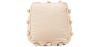 Buy Pouffe Boho Bali , Square in Cotton - Iris Bali Cream 60245 home delivery