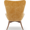 Buy Velvet upholstered armchair with footrest - Wub Yellow 60097 with a guarantee