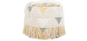 Buy Pouffe Boho Bali , Square in Cotton and wool- Janet Bali Multicolour 60248 - in the UK