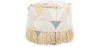 Buy Pouffe Boho Bali , Square in Cotton and wool- Janet Bali Multicolour 60248 - prices